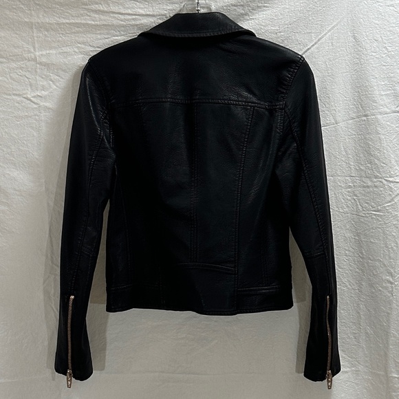 Blank NYC Faux Leather Moto Jacket Size XS - Picture 2 of 8
